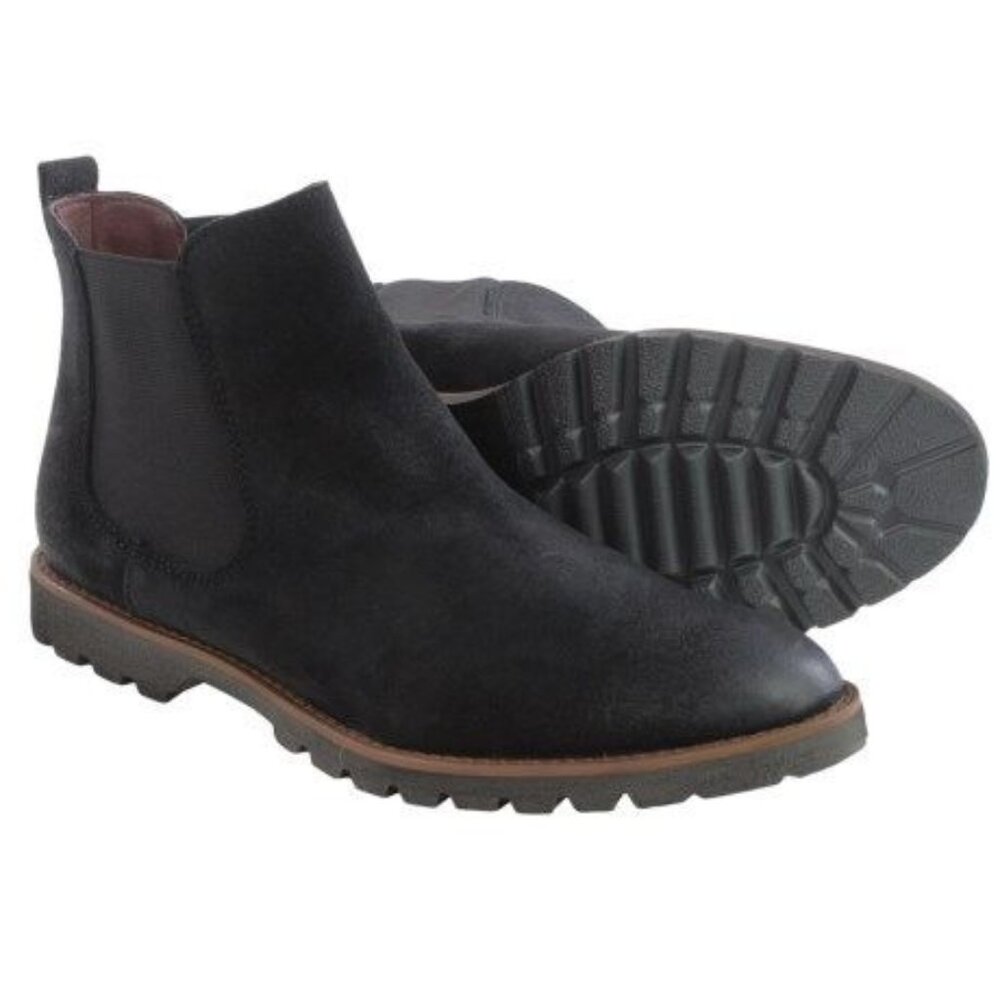 BUKS by Walk-Over Donovan Men's 11.5 Leather‎ Goodyear Welted Chelsea Boots